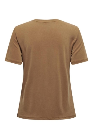 Only Only shirts en tops T-shirt Korte mouw argan oil gallery