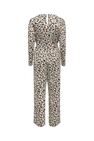 Only Only broeken Jumpsuit silver birch leo