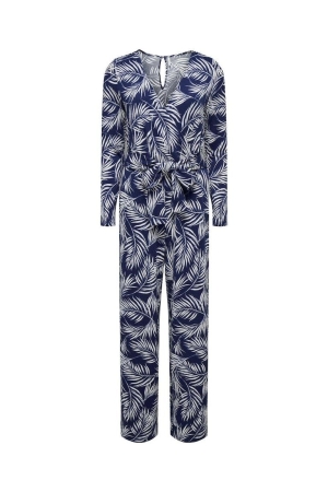 Only Only broeken Jumpsuit navy blazer tropical