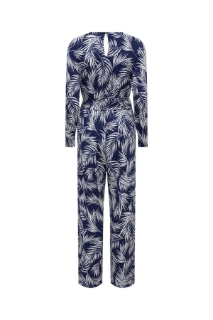 Only Only broeken Jumpsuit navy blazer tropical