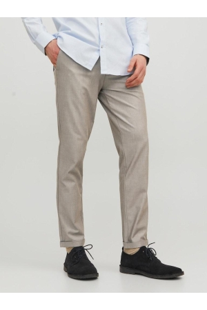 Jack & Jones Jack & Jones broeken Chino beige solid