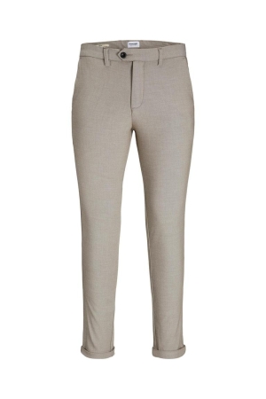 Jack & Jones Jack & Jones broeken Chino beige solid