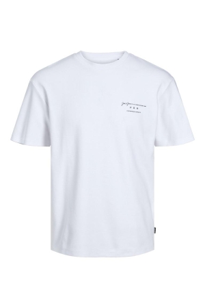 J&J Premium J&J Premium shirts en tops Print T-shirts bright white