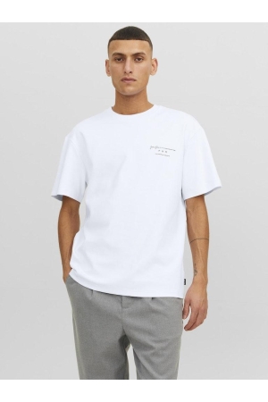 J&J Premium J&J Premium shirts en tops Print T-shirts bright white