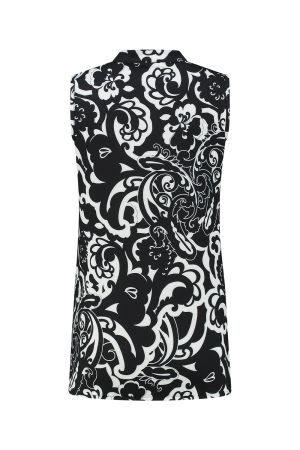 Helena Hart Helena Hart shirts en tops Tops en Singlets zwart/wit