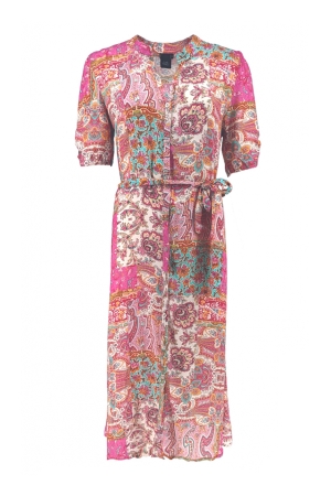 FOS Amsterdam FOS Amsterdam jurken Zomerjurkjes 640 fuchsia