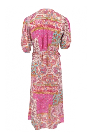 FOS Amsterdam FOS Amsterdam jurken Zomerjurkjes 640 fuchsia