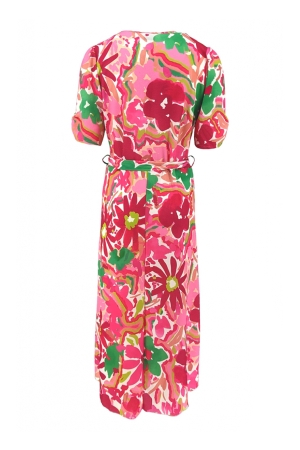 FOS Amsterdam FOS Amsterdam jurken Zomerjurkjes 640 fuchsia