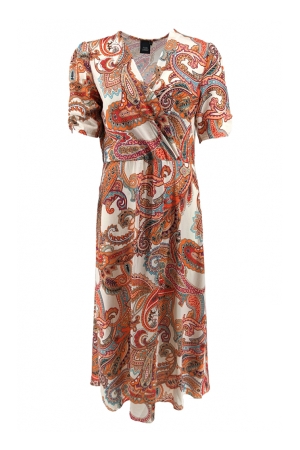 FOS Amsterdam FOS Amsterdam jurken Zomerjurkjes 805 mandarijn