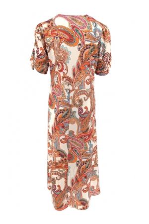 FOS Amsterdam FOS Amsterdam jurken Zomerjurkjes 805 mandarijn