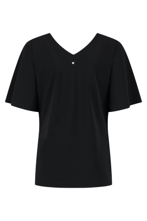 Helena Hart Helena Hart shirts en tops T-shirt Korte mouw zwart