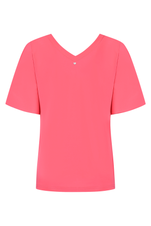 Helena Hart Helena Hart shirts en tops T-shirt Korte mouw koraal