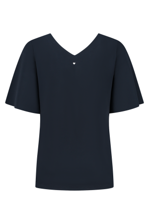 Helena Hart Helena Hart shirts en tops T-shirt Korte mouw marine