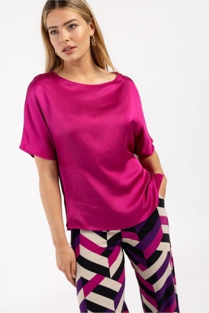 Studio Anneloes Studio Anneloes shirts en tops T-shirt Korte mouw 5900 raspberry