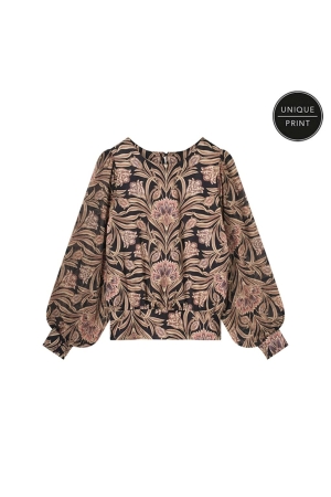 SUMMUM SUMMUM shirts en tops T-shirt Lange mouw 120 multicolour