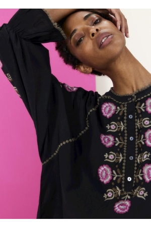 SUMMUM SUMMUM shirts en tops T-shirt Lange mouw 990 black