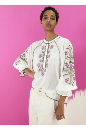 SUMMUM SUMMUM shirts en tops T-shirt Lange mouw 122 ivory