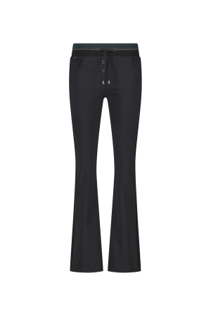ZIP73 ZIP73 broeken Flared 001 zwart