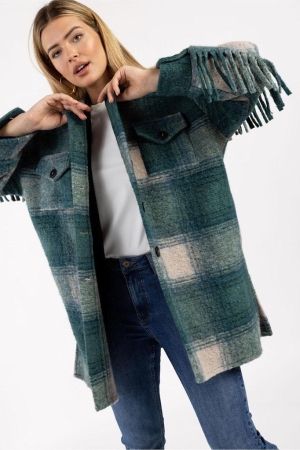 Studio Anneloes Studio Anneloes jassen Winterjassen 7011 green/off white