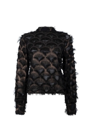 Aaiko Aaiko shirts en tops T-shirt Lange mouw 9000 black