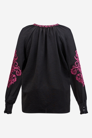 Maicazz Maicazz blouses Blouse black magenta