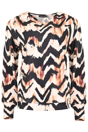 Maicazz Maicazz shirts en tops T-shirt Lange mouw wild cognac
