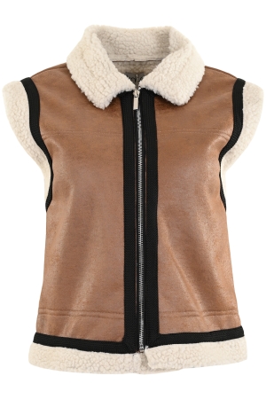 Maicazz Maicazz jassen Bodywarmers cognac