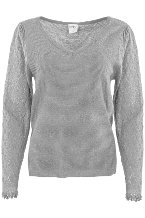 Maicazz Maicazz truien Trui silver