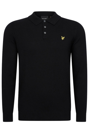 Lyle & Scott Lyle & Scott shirts en tops Poloshirts z865 jet black