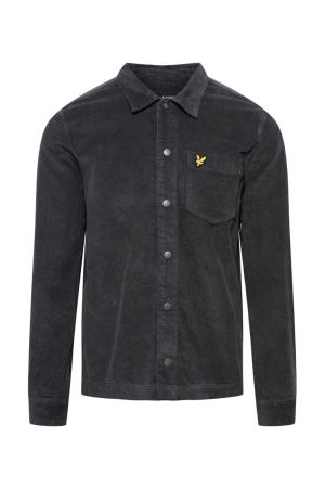 Lyle & Scott Lyle & Scott overhemden Overshirt w635 gunmetal