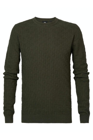 Petrol Petrol truien Trui 6092 hunter green