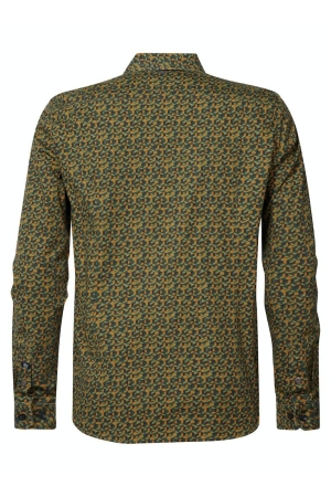 Petrol Petrol overhemden Overhemd 2118 almond