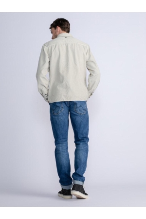 Petrol Petrol overhemden Overhemd 0011 dark chalk