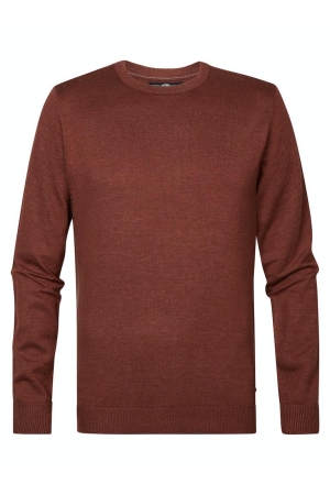 Petrol Petrol truien Trui 3161 brick