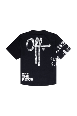 Off the Pitch Off the Pitch shirts en tops Print T-shirts 998 black