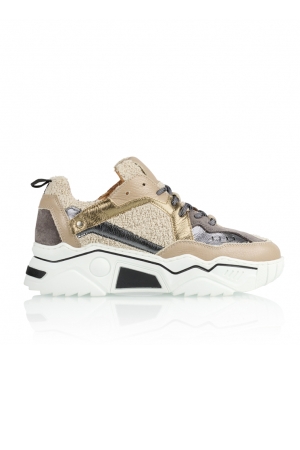 DWRS Label DWRS Label schoenen Sneakers 8238 beige / smoke