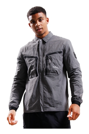 Marshall Artist Marshall Artist overhemden Overshirt gull grey 066