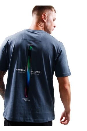 Marshall Artist Marshall Artist shirts en tops Print T-shirts slate blue 063