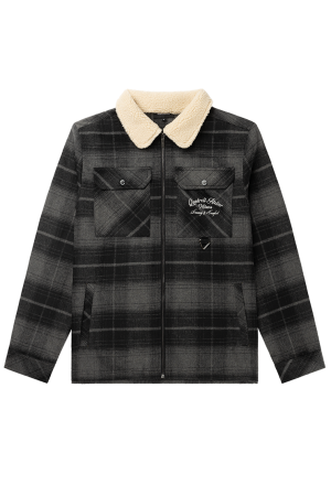 Quotrell Quotrell overhemden Overshirt 0002 black / white