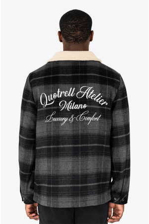 Quotrell Quotrell overhemden Overshirt 0002 black / white