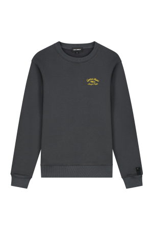 Quotrell Quotrell sweaters Sweater 8902 anthracite / yellow