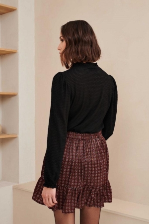 Lofty Manner Lofty Manner shirts en tops T-shirt Lange mouw 600 black