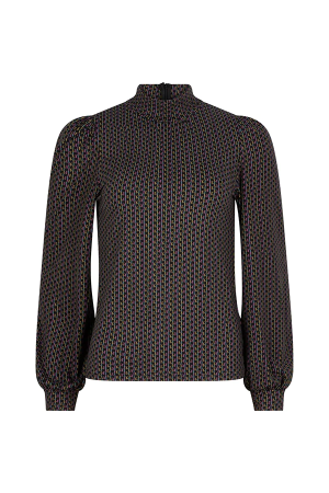 Lofty Manner Lofty Manner shirts en tops T-shirt Lange mouw 767 multi monogram print