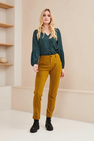 Lofty Manner Lofty Manner blouses Blouse 412 petrol floral print