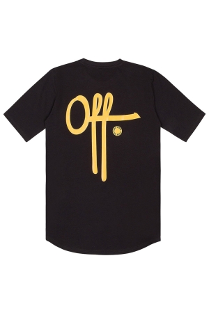 Off the Pitch Off the Pitch shirts en tops Print T-shirts 9 - black/yellow