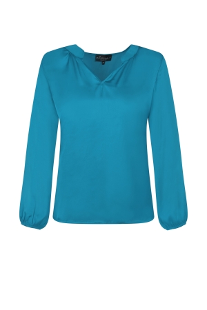 Elvira Casuals Elvira Casuals blouses Blouse 703 aqua