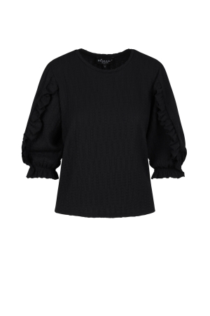 Elvira Casuals Elvira Casuals shirts en tops T-shirt Korte mouw 4 black
