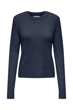 Only Only truien Trui dress blues melange Dress Blues Melange Only Only truien Trui dress blues melange Dress Blues Melange