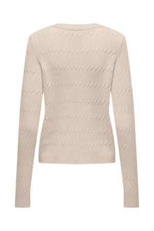 Only Only truien Trui whitecap gray melange