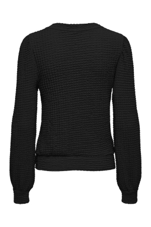 Only Only shirts en tops T-shirt Lange mouw black